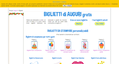 Desktop Screenshot of biglietti.auguri.it